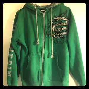 Harry Potter Slytherin Hoodie w/ Embroidery size S